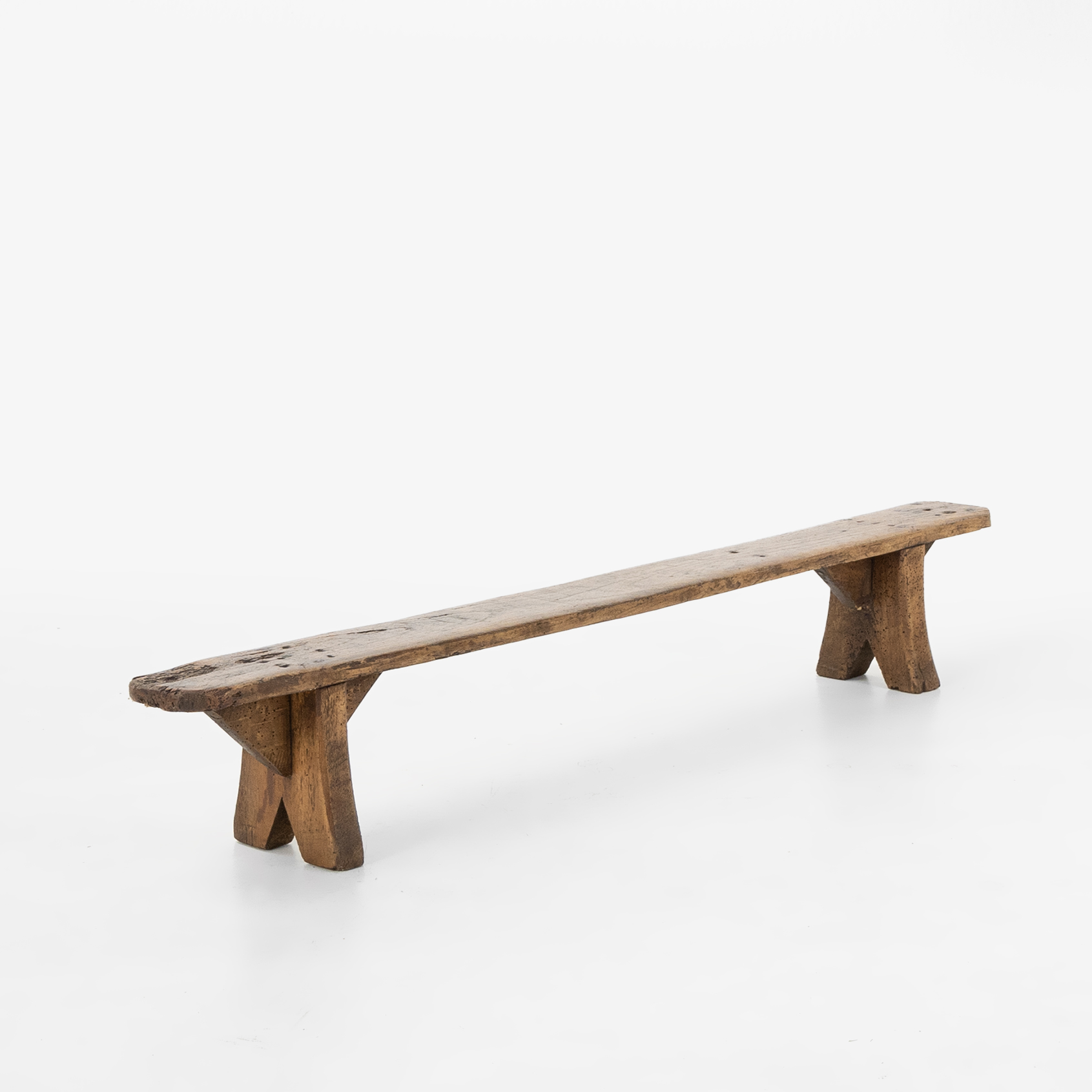 Decorative wooden low bench, France ca. 1850thumbnail